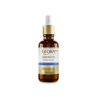 GloraMD facial serum bottle